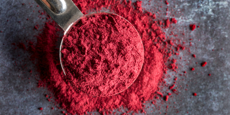 scoop of beet powder