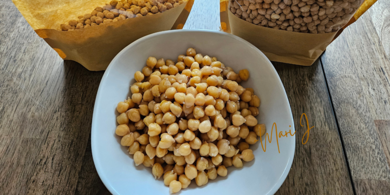 Garbanzo Beans - Cooked and Dried