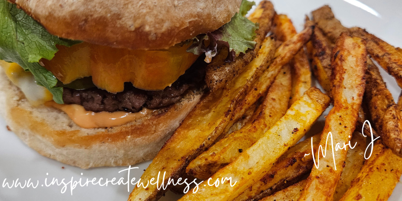 The best naturally cut fries and a plant based burger