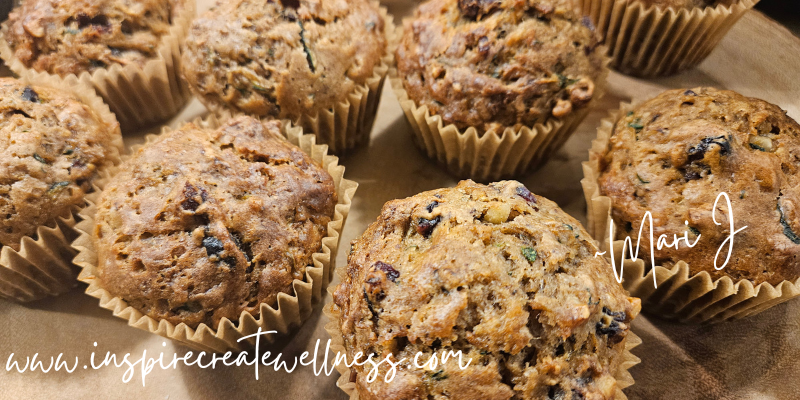 The best zucchini muffins baked and ready to eat