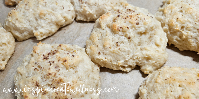 Freshly baked Delicious Homemade Biscuits right out of the oven