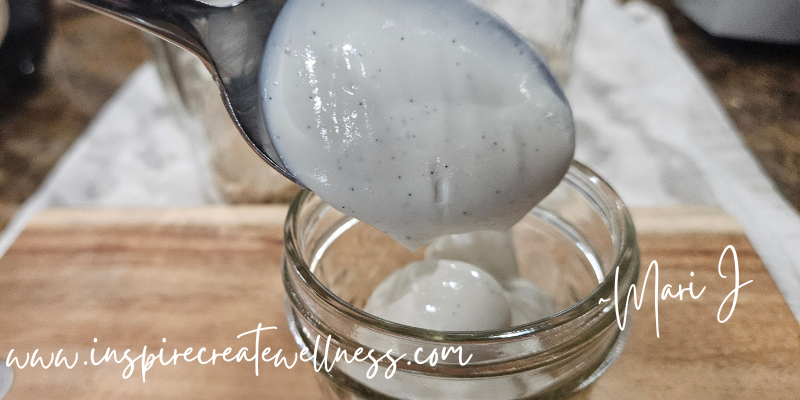 Healthy Cheesecake Jars being filled