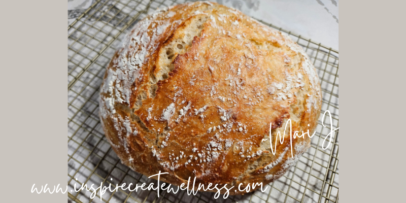 Easy Honey Oat Bread on a cooling rack